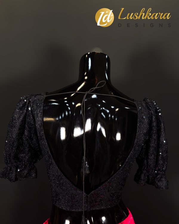 Lushkara Midnight Sparkle Black Blouse - Image 2