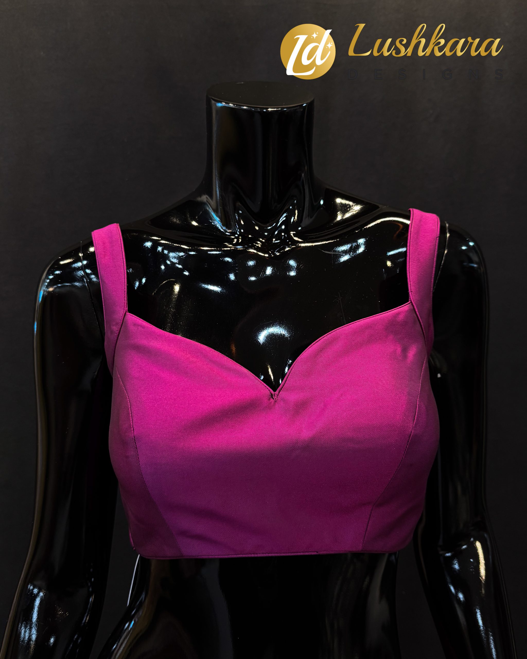 Lushkara Magenta Sweetheart Blouse