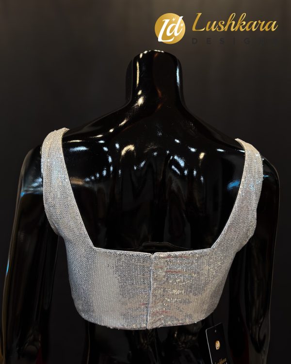 Lushkara Silver Sequin Blouse - Image 2
