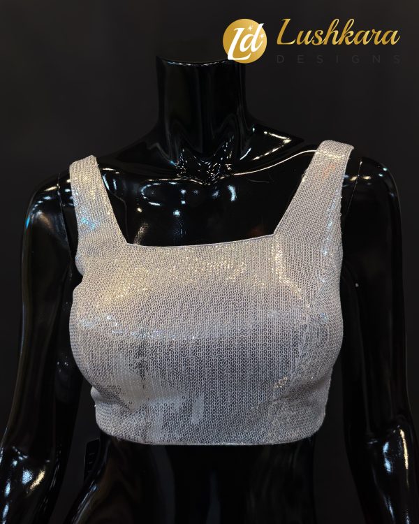 Lushkara Silver Sequin Blouse