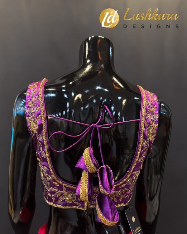 Lushkara Royal Orchid Blouse - Image 2
