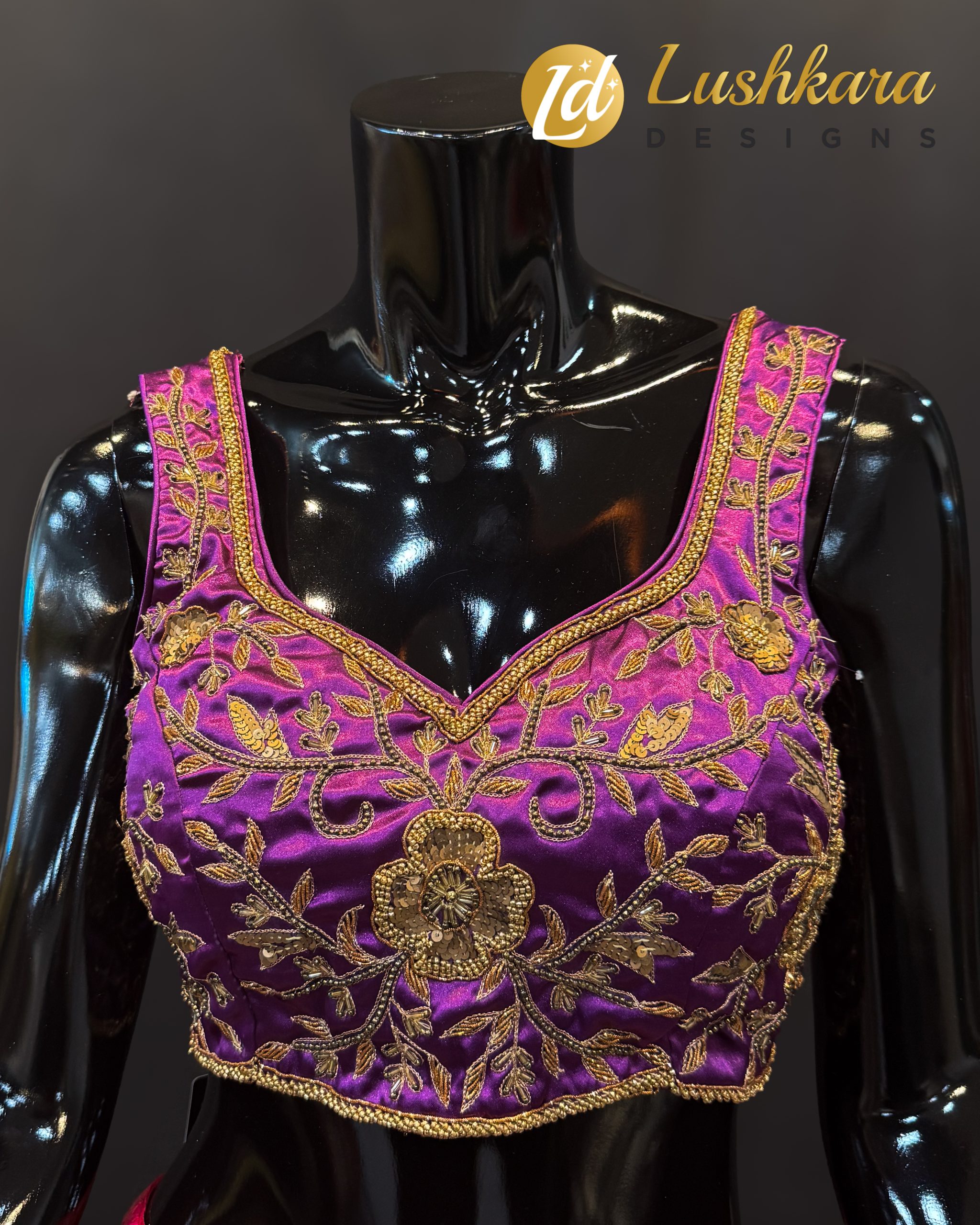 Lushkara Royal Orchid Blouse