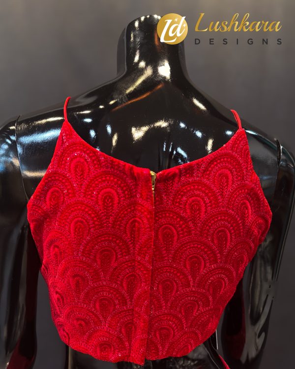 Lushkara Scarlet Sequin Blouse - Image 2