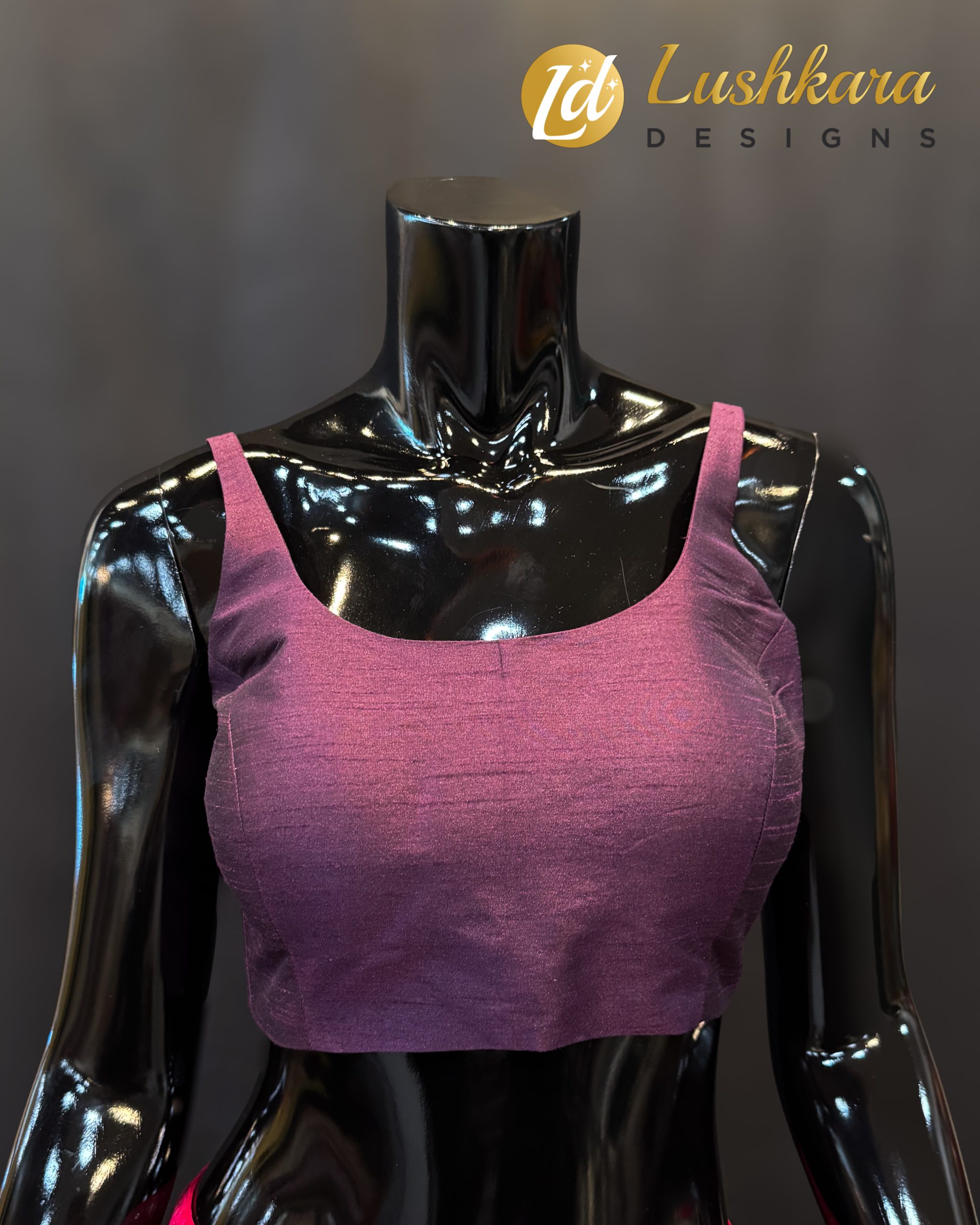 Lushkara Plum Purple Classic Blouse
