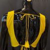 Lushkara Mustard Yellow Scallop Blouse - Image 2