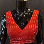 Lushkara Rust Red Sequin Blouse