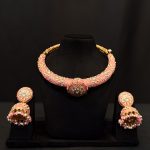 Lushkara Peach Blossom Neckset