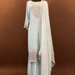 Lushkara Misty Mint Embroidered Salwar Kameez