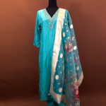 Lushkara Aqua Bloom Salwar Kameez Set