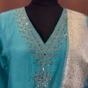 Lushkara Aqua Bloom Salwar Kameez Set - Image 2
