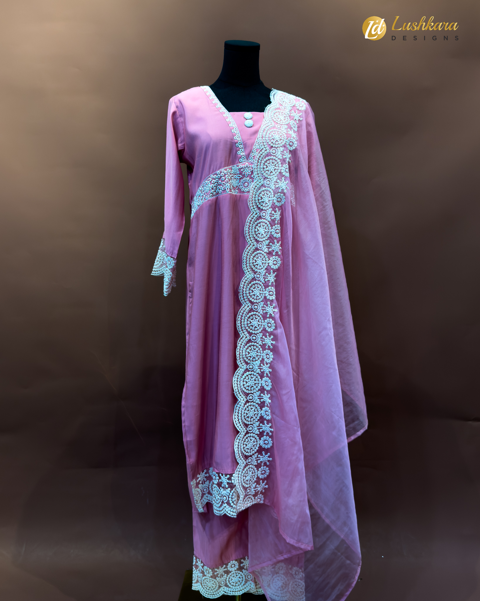 Lushkara Rosé Grace Salwar Kameez