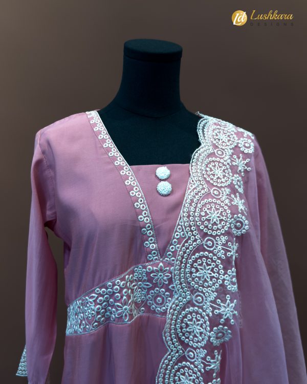 Lushkara Rosé Grace Salwar Kameez - Image 2