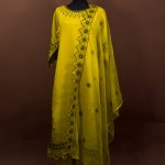 Lushkara Sunshine Yellow Embroidered Suit Set