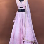 Lushkara Baby Pink Embellished Lehenga Set