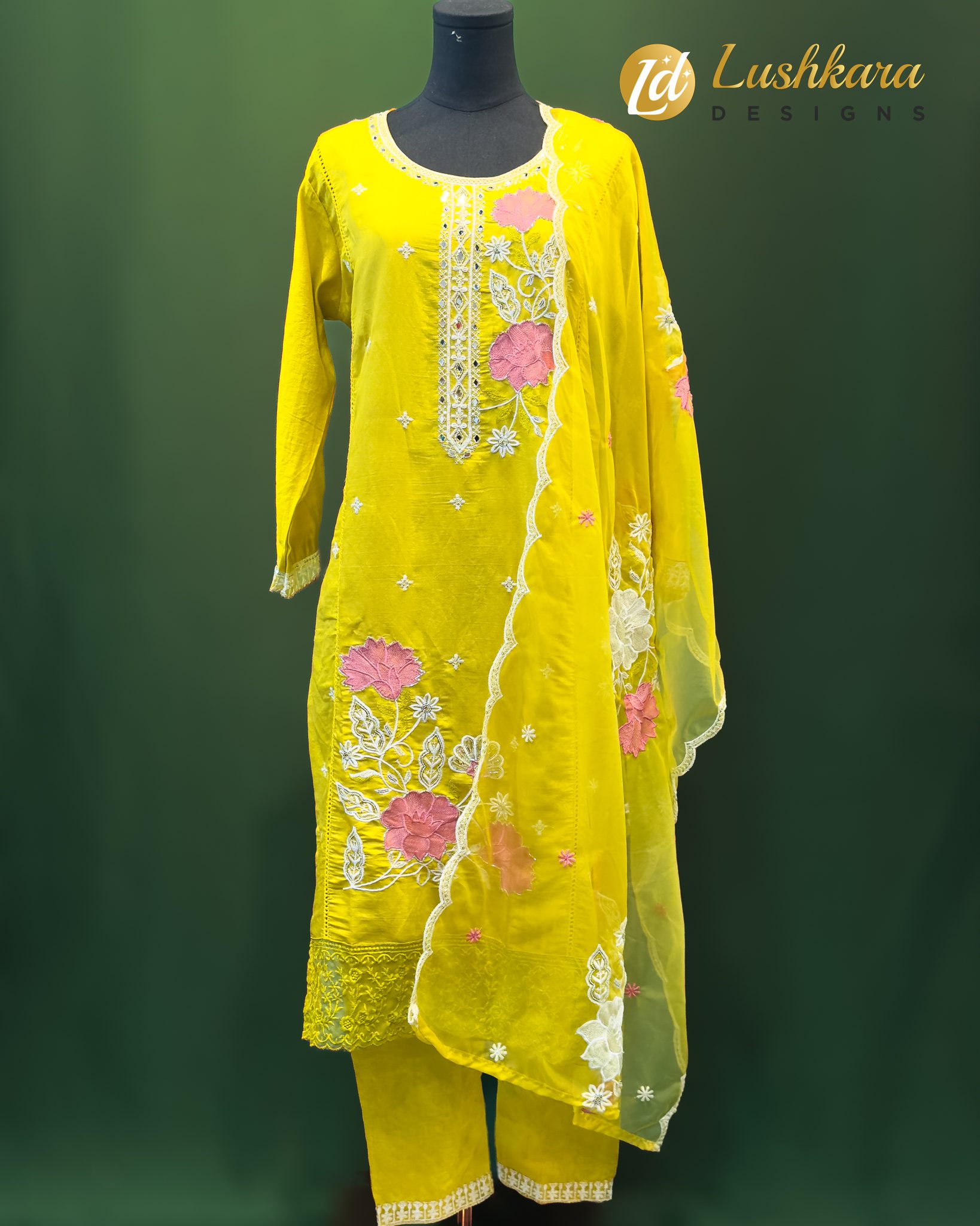 Lushkara Pastel Bloom Salwar Kameez