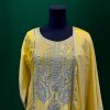 Lushkara Yellow Mirror Embroidered Salwar Kameez Set - Image 2
