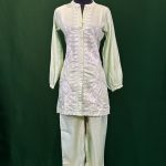 Lushkara Pastel Pistachio Chikankari Salwar Kameez Set