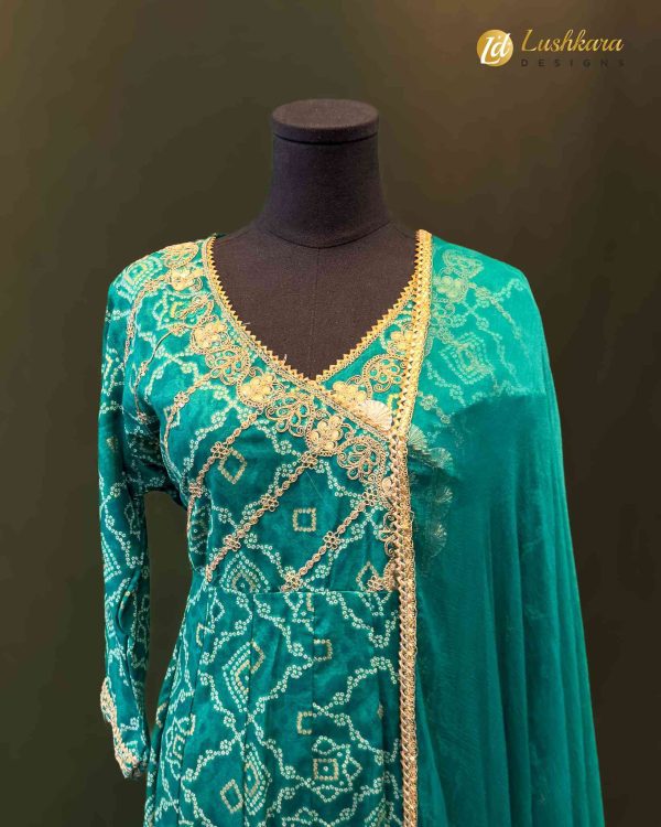 Lushkara Teal Mirror Suit - Image 2