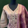 Purple Floral Printed Salwar Kameez Set - Lushkara Designs