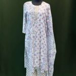 Lushkara Lavender Floral Printed Salwar Kameez Set with Dupatta