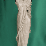 Lushkara Champagne Shimmer Pre Stitched Party Wear