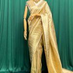 Lushkara Golden Banarasi Silk Saree