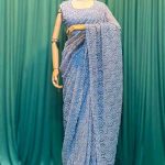Lushkara Lavender Embroidered Saree