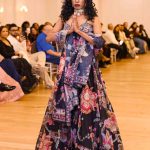 Lushkara Black Floral Printed Lehenga Set