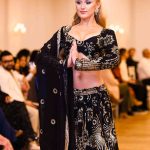Lushkara Black Sequin Embroidered Lehenga Set