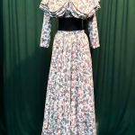 Lushkara White Multicolor Off-Shoulder Ruffle Dress