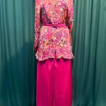 Lushkara Pink Printed Indo Western Shirt & Skirt Set