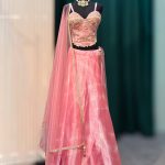 Lushkara Blush Pink Embroidered Lehenga Set